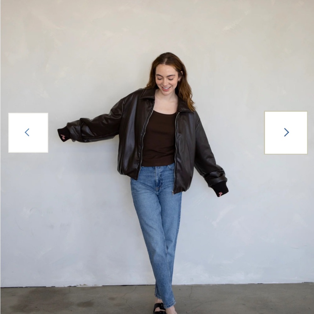 Things Between Cameron Leather Jacket - image 1